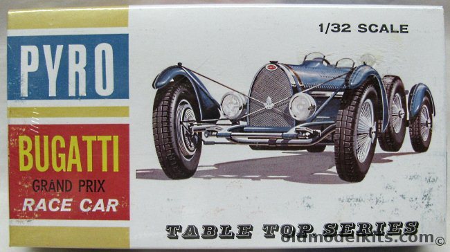 Pyro 1/32 1933 Bugatti Model 59 Grand Prix Racer Car, C303 plastic model kit